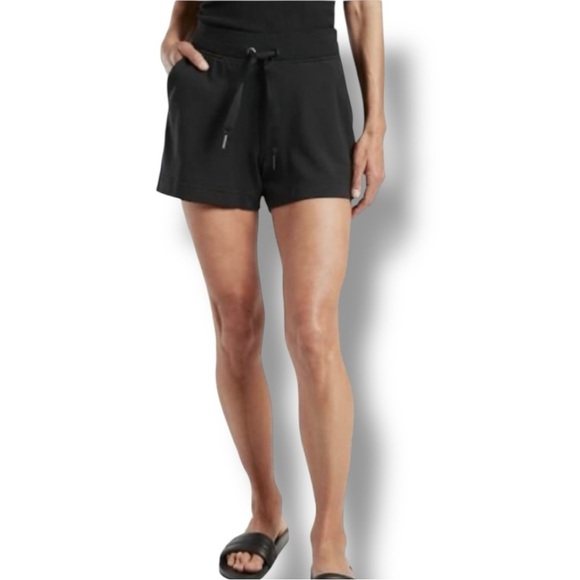 ATHLETA Balance 4” Shortie Shorts - Black Women’s 1X - Picture 1 of 11
